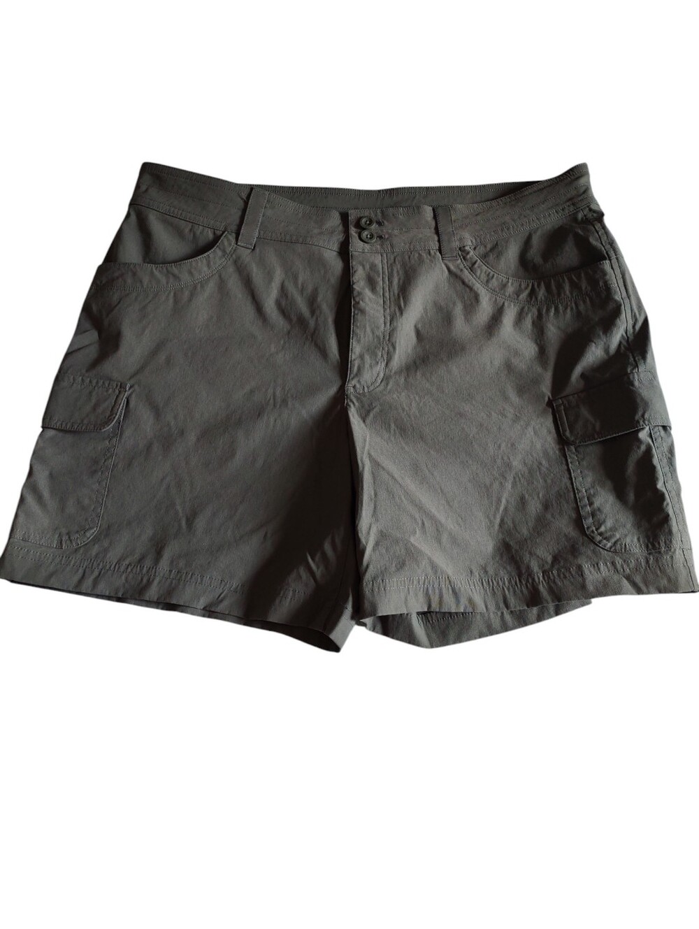 Eddie Bauer Size 14 Green Summer Trail Cargo Short